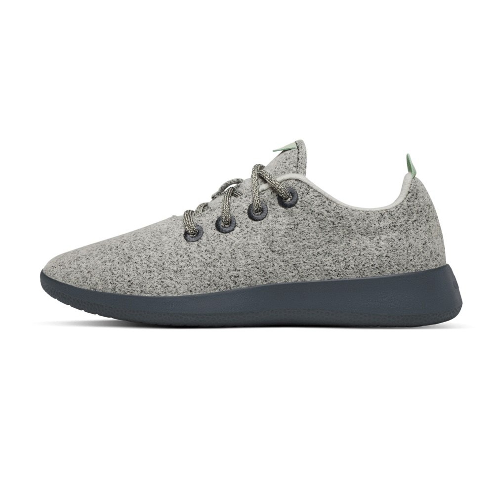 Allbirds Men\'s Sneakers Dark Grey - Wool Runners - 93087WPDT